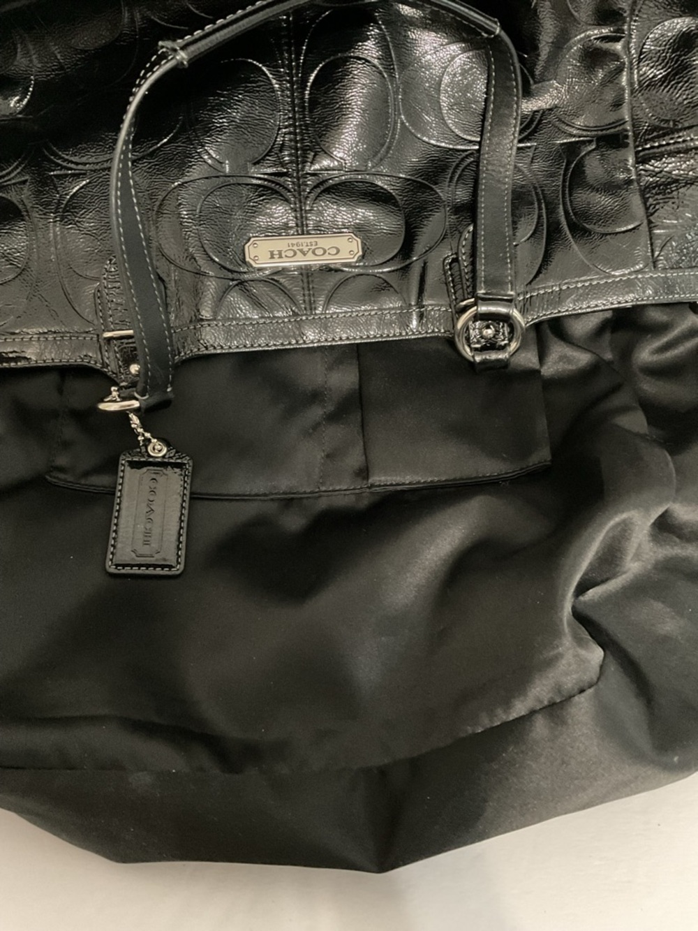COACH Gallery Embossed Leather Tote No. F1276-F19818 - Picture 12 of 12